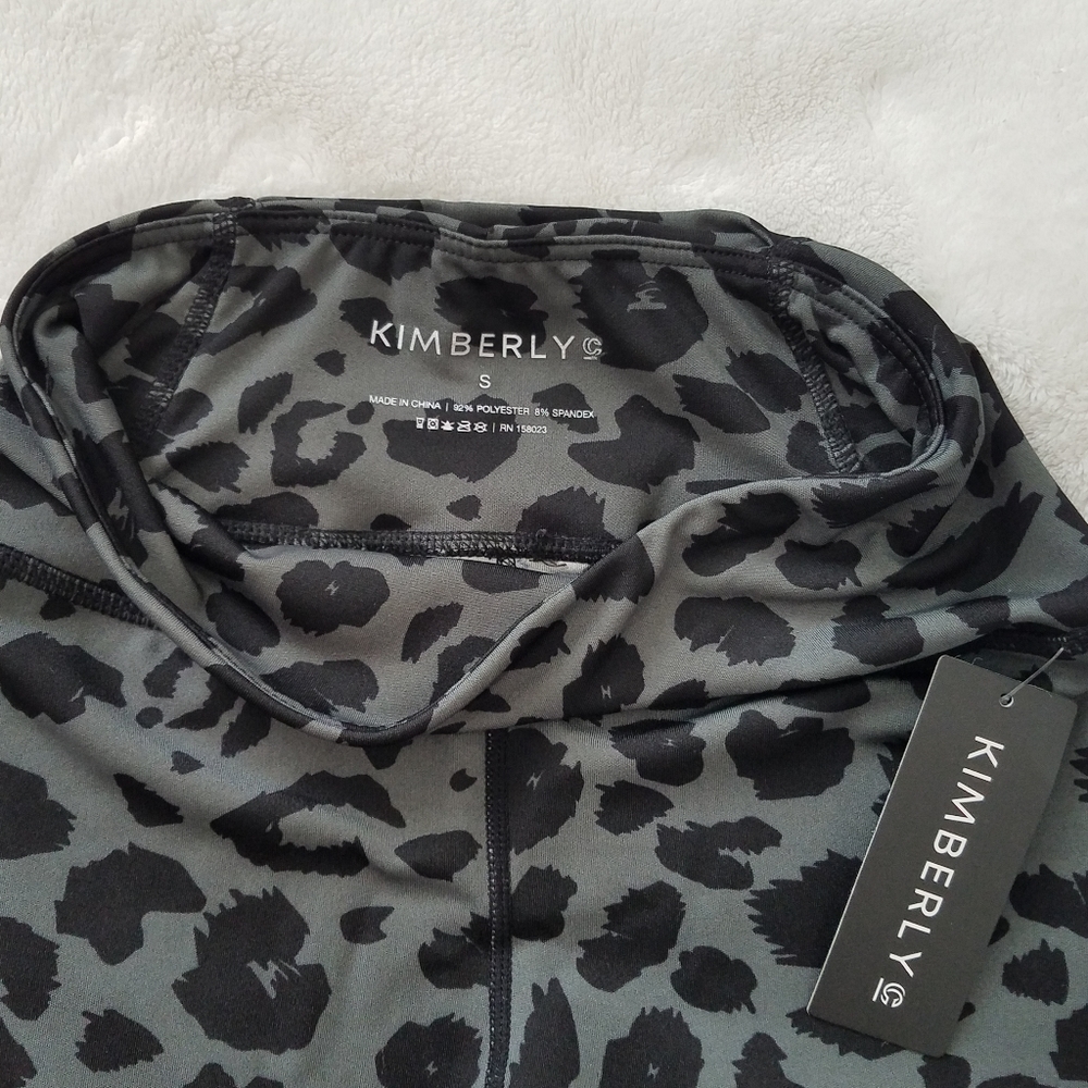 Active Leopard Print High Waist Leggings - Picture 5 of 7